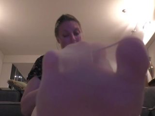 Candy Bangs - Foot Fetish Slave, Free HD adult clip ce