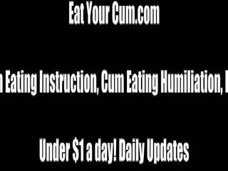 I Hope You are Ready to Eat Your Own Cum CEI: Free x rated clip 01