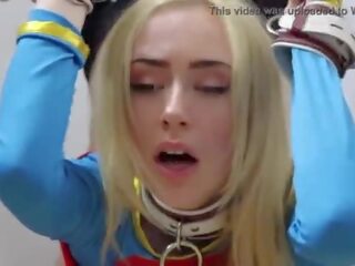 Caramella bianco &opencurlydoublequote;supergirl assolo 1-2” servitù pecorina pompini gola profonda orale