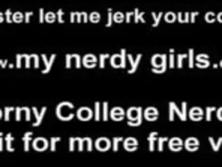 Nerdy Girls Know how to prepare youngsters Cum the Hardest JOI